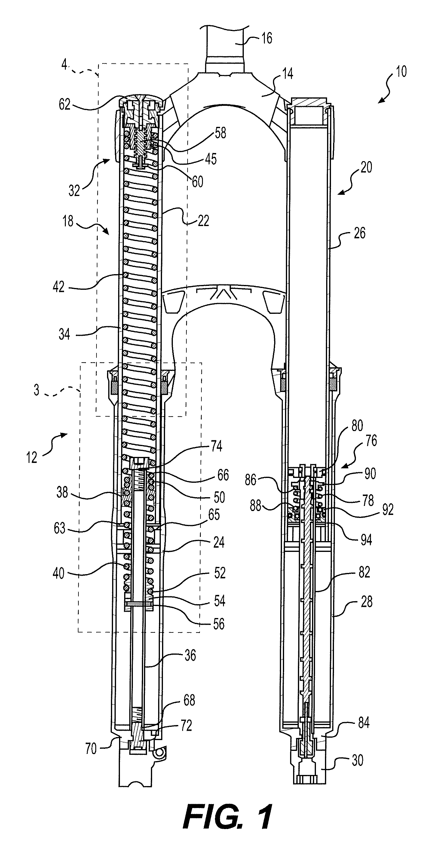 Spring Suspension for a Handlebar-Steered Vehicle