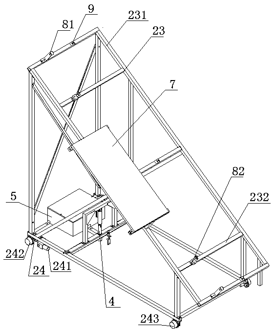 Ferrying device for cleaning robot and cleaning robot system