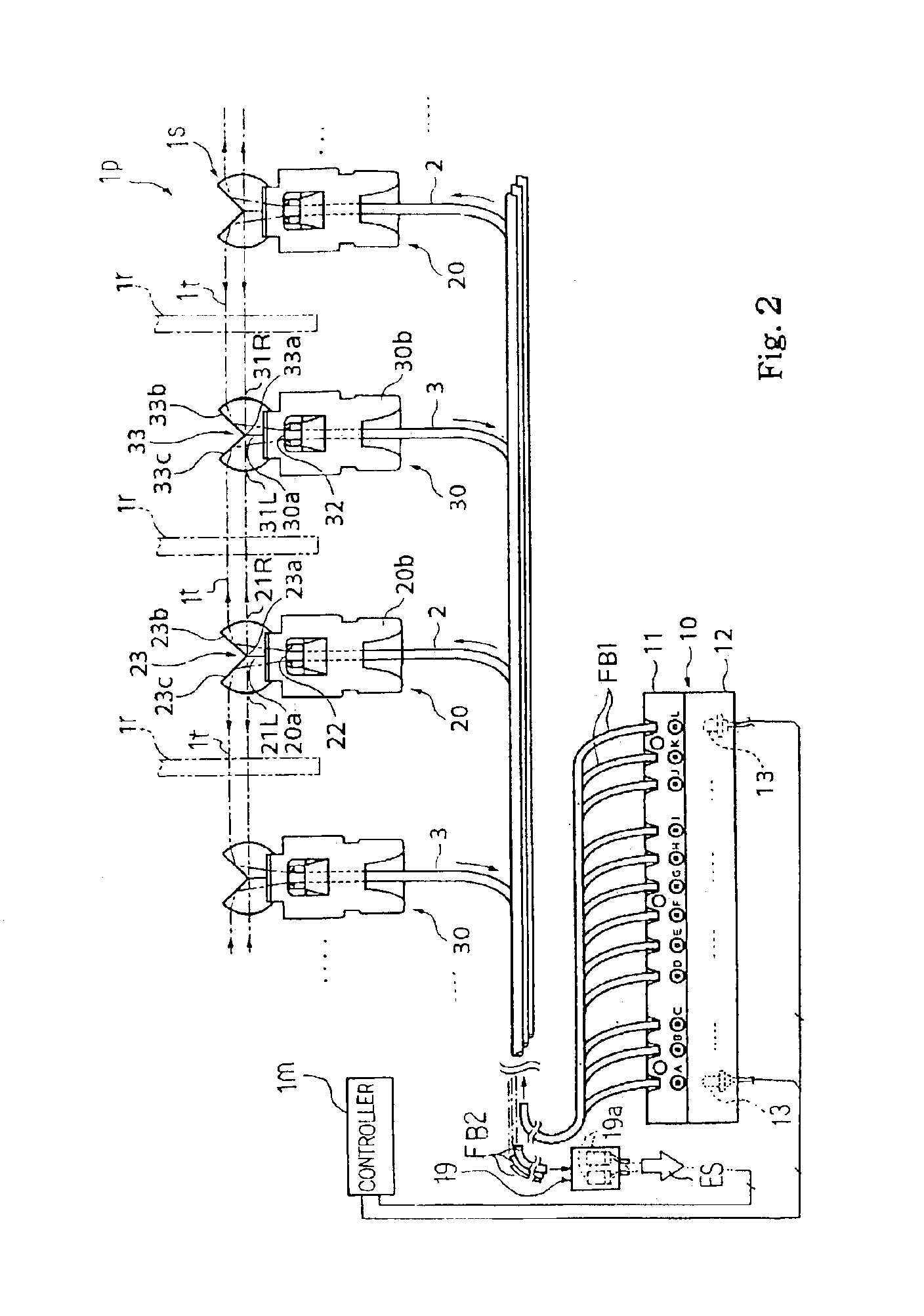 Light emitting unit operative at high coupling efficiency, optical sensor system and musical instrument using the same