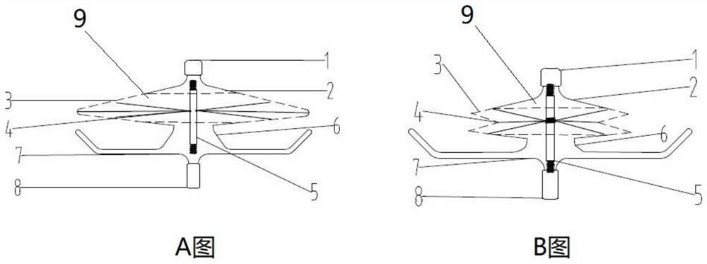 Patent foramen ovale plugging device with adjustable disc surfaces