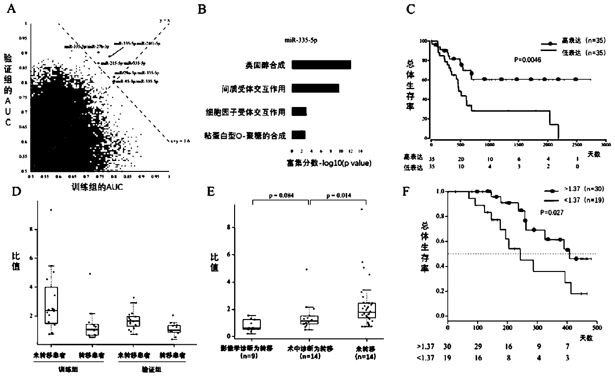 Plasma exosome miRNA marker suitable for pancreatic ductal adenocarcinoma diagnosis and prognosis and application
