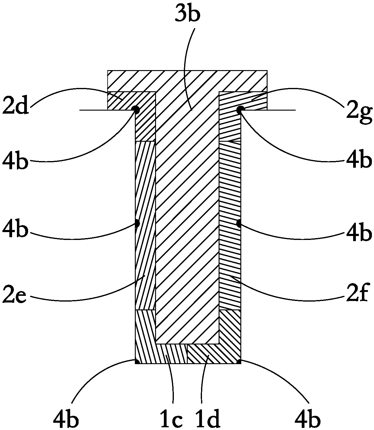 Site heat treatment device for air cylinder groove
