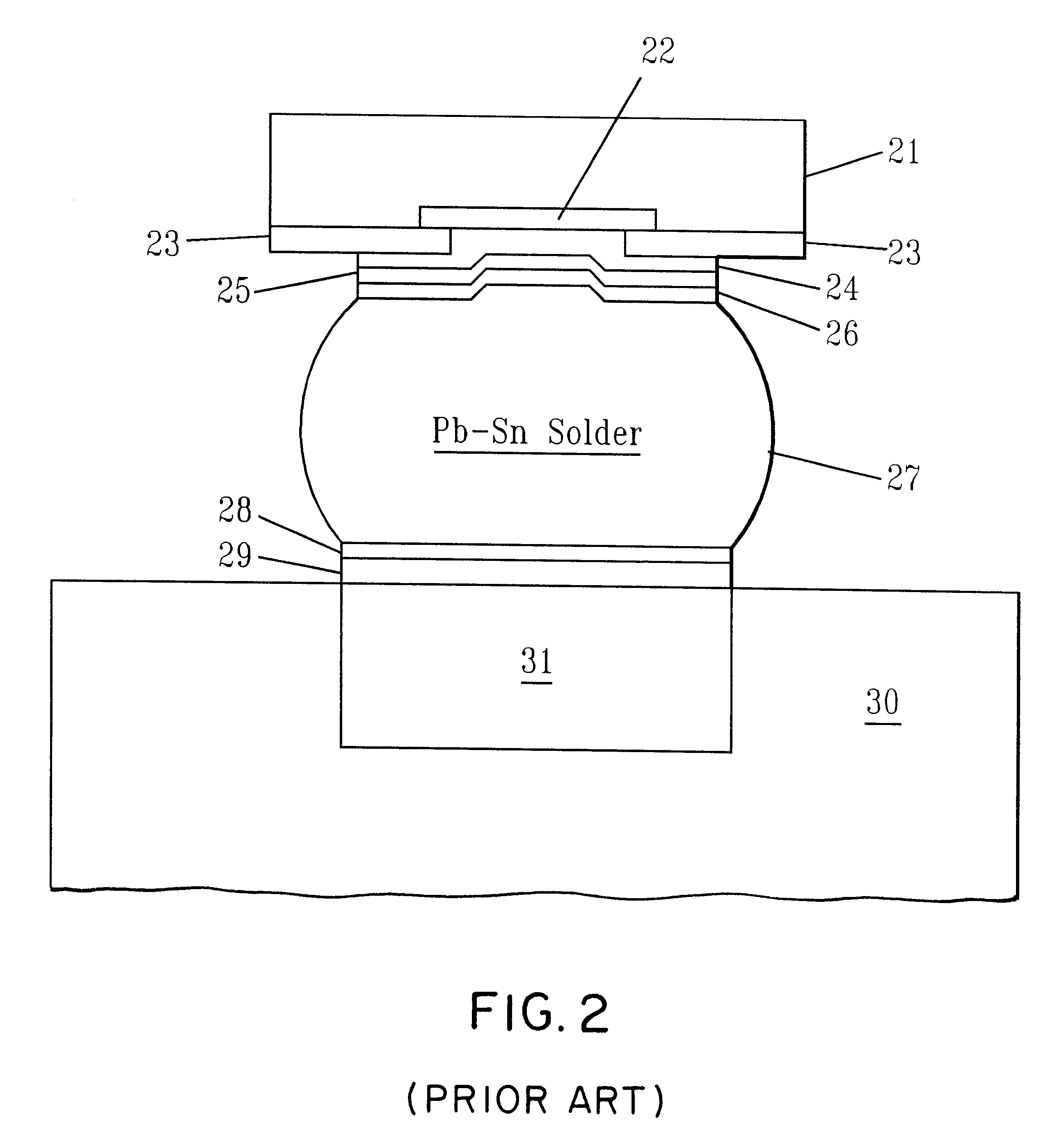 Structure employing electrically conductive adhesives