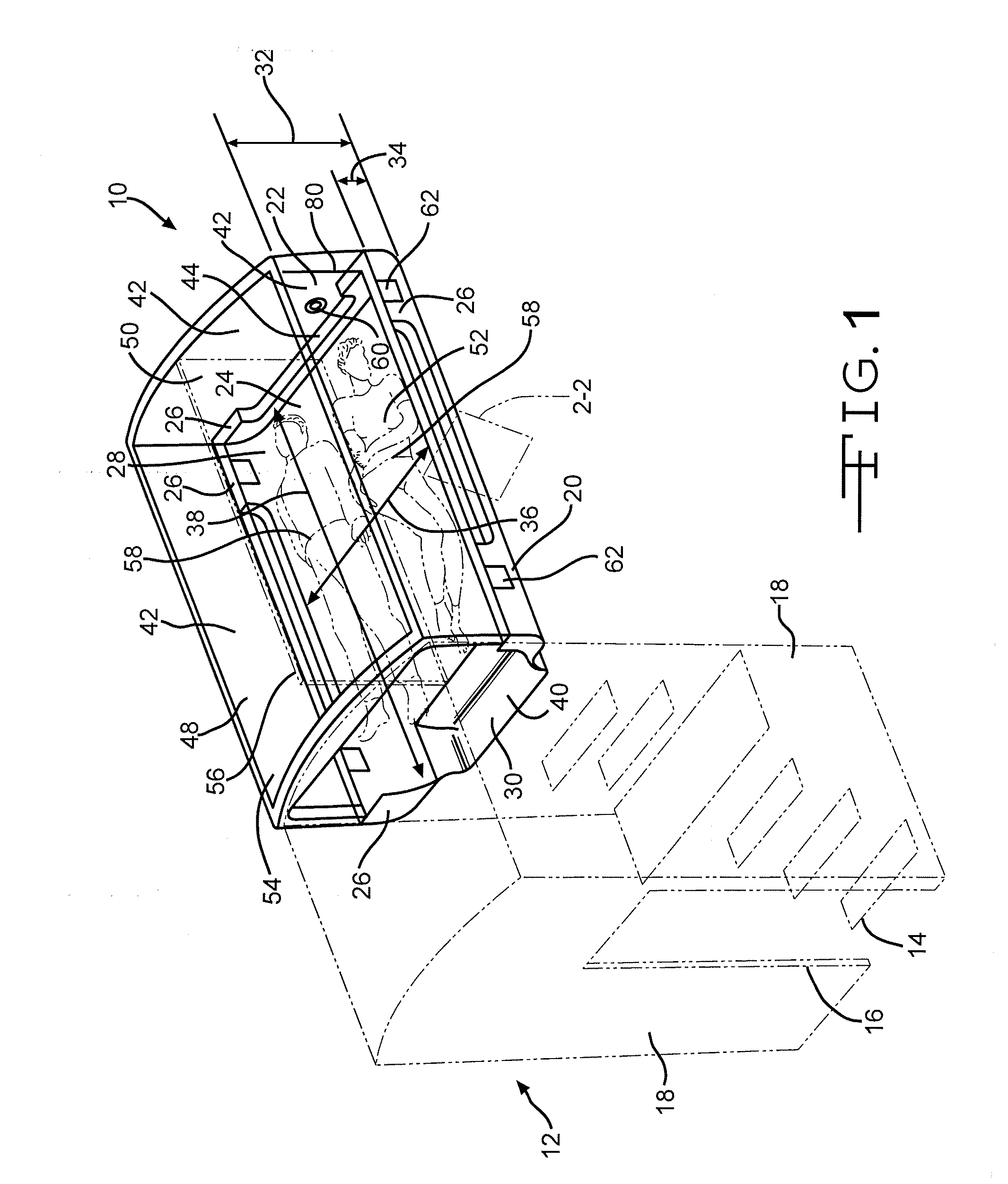 Compartment for a transportation device and its installation