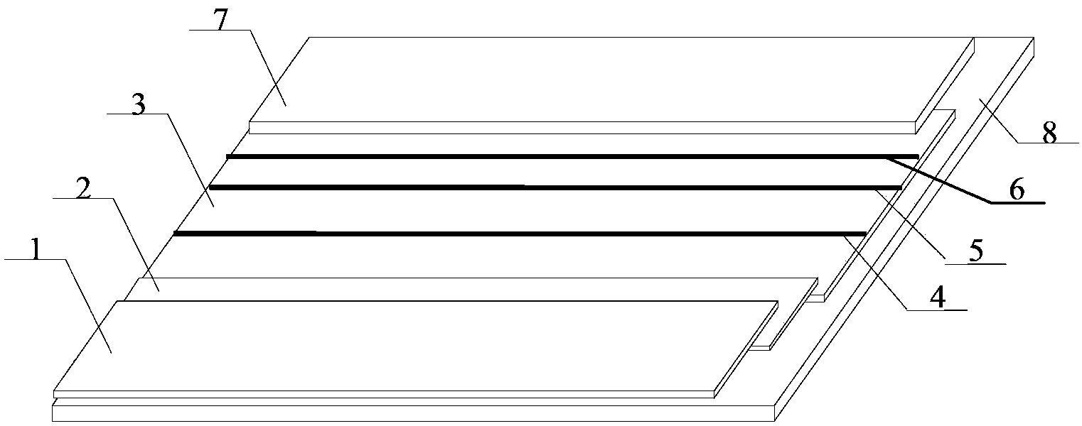 Glycated albumin detection immunochromatography test trip and preparation method thereof