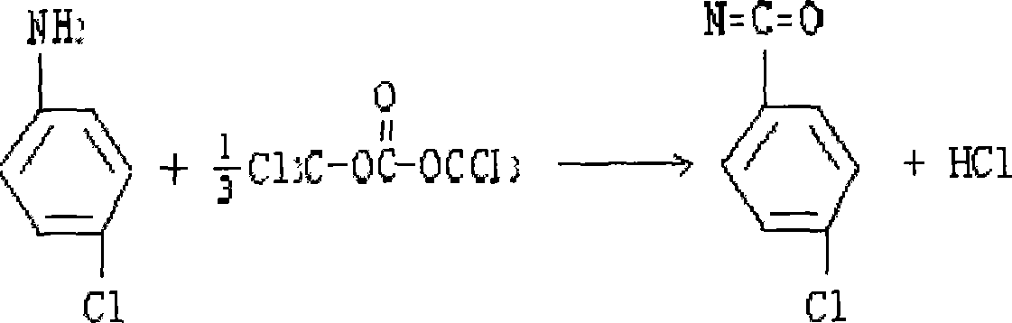 Method of preparing 1-(4-chloro-phenyl)-3-(3,4-dichloro-phenyl)-urea