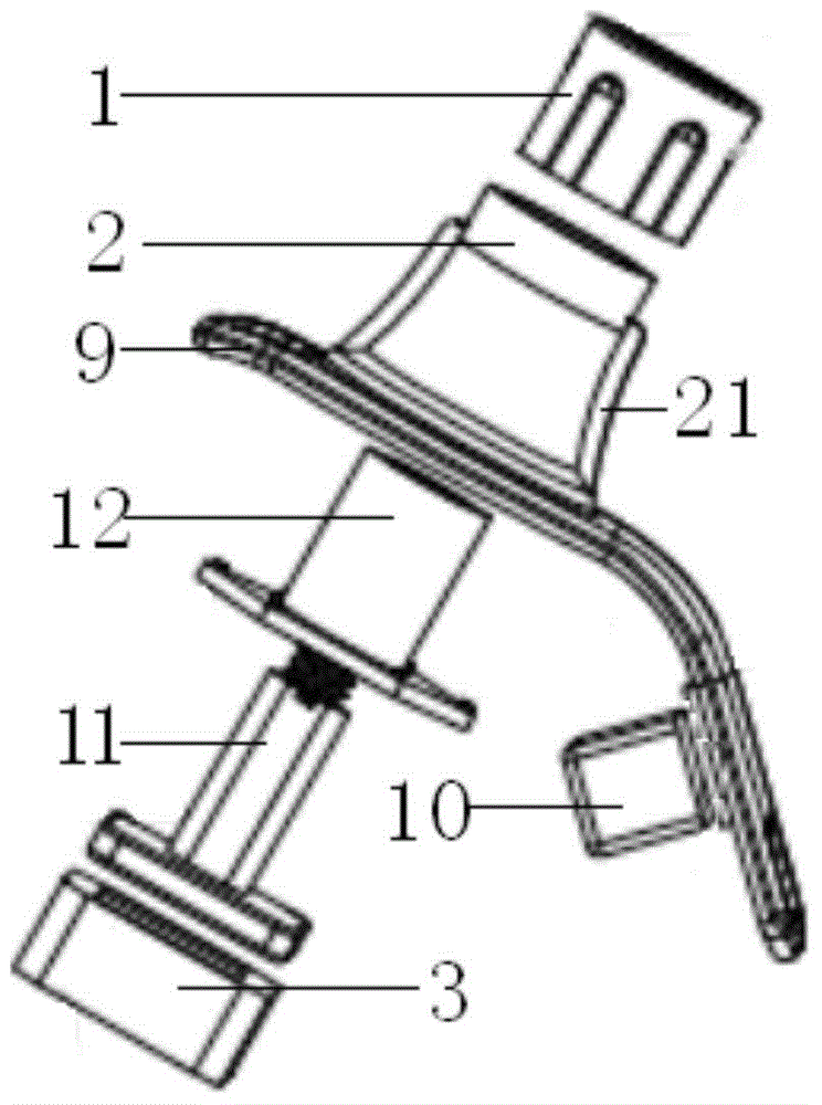 Arm decompression type radial artery compression and hemostatic device