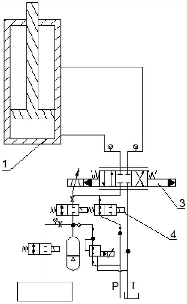 Hydraulic actuator for hydraulic foot type robot