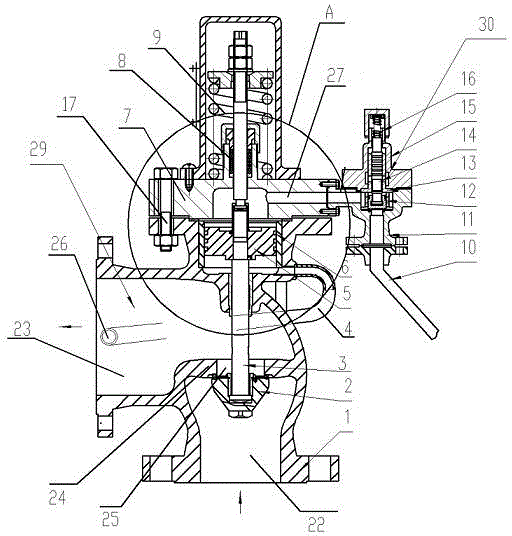 Pilot type safety valve