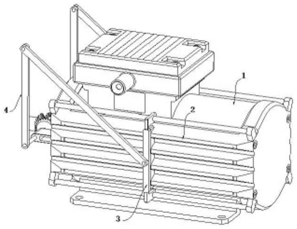 An explosion-proof stepping motor