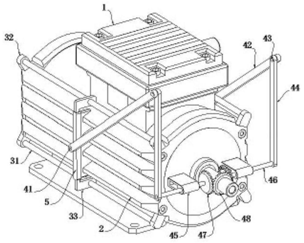 An explosion-proof stepping motor