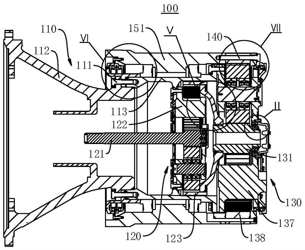 Hub reduction gear and heavy dumper