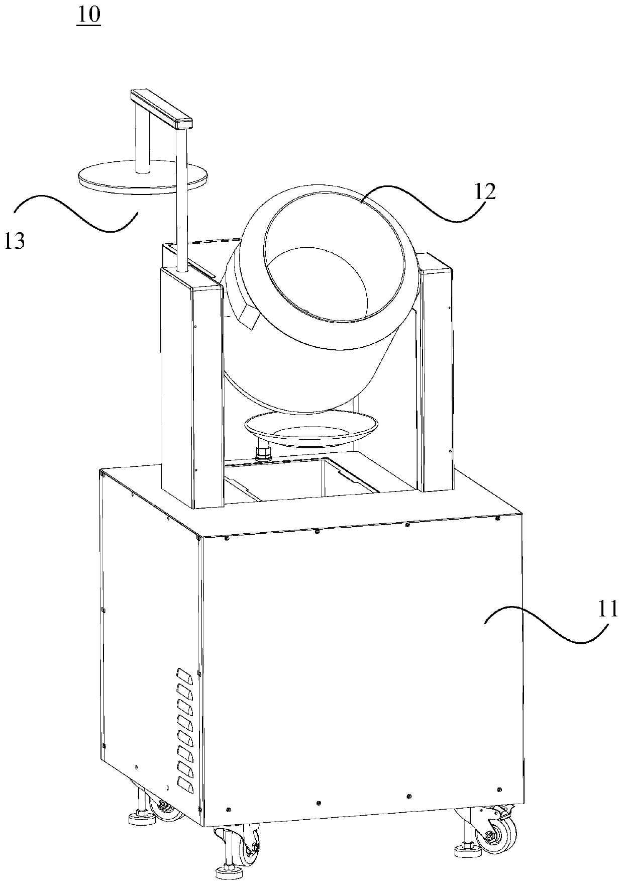 Moving mechanism for pot lid, pot lid device and automatic cooking machine