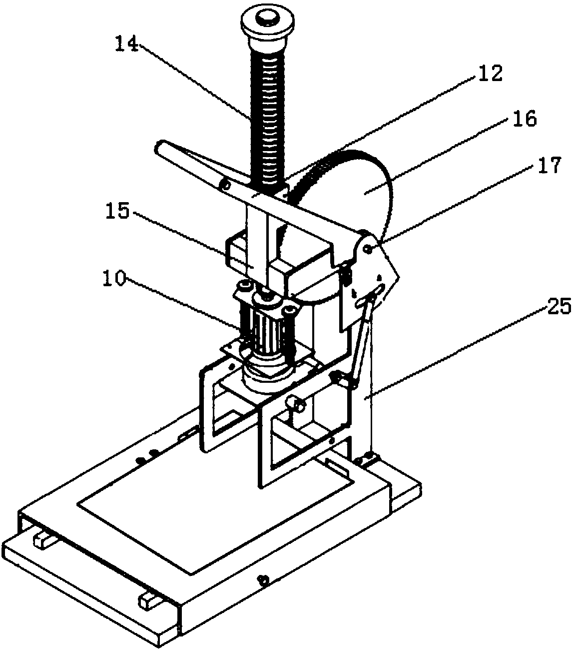 Manual stamping machine