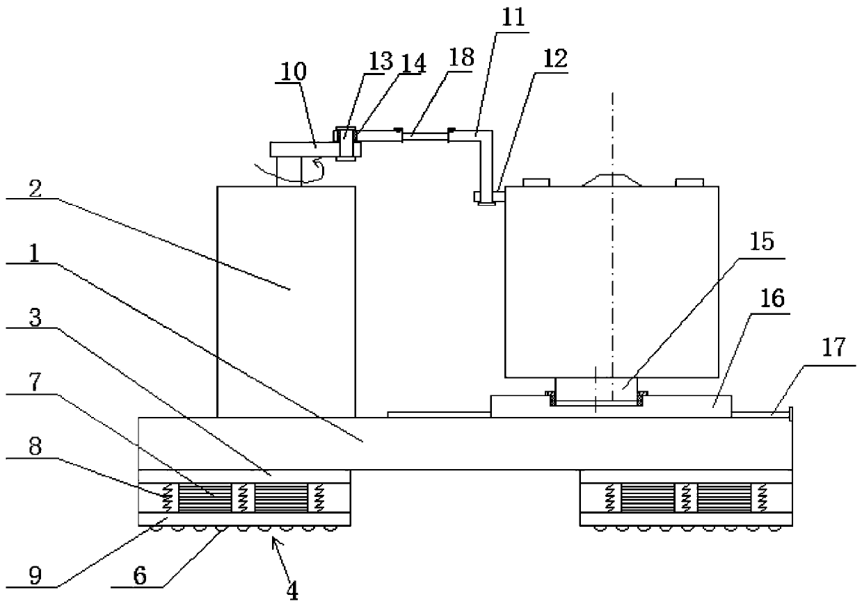 Vibration frequency adjustable blood vibration mixer for blood detection