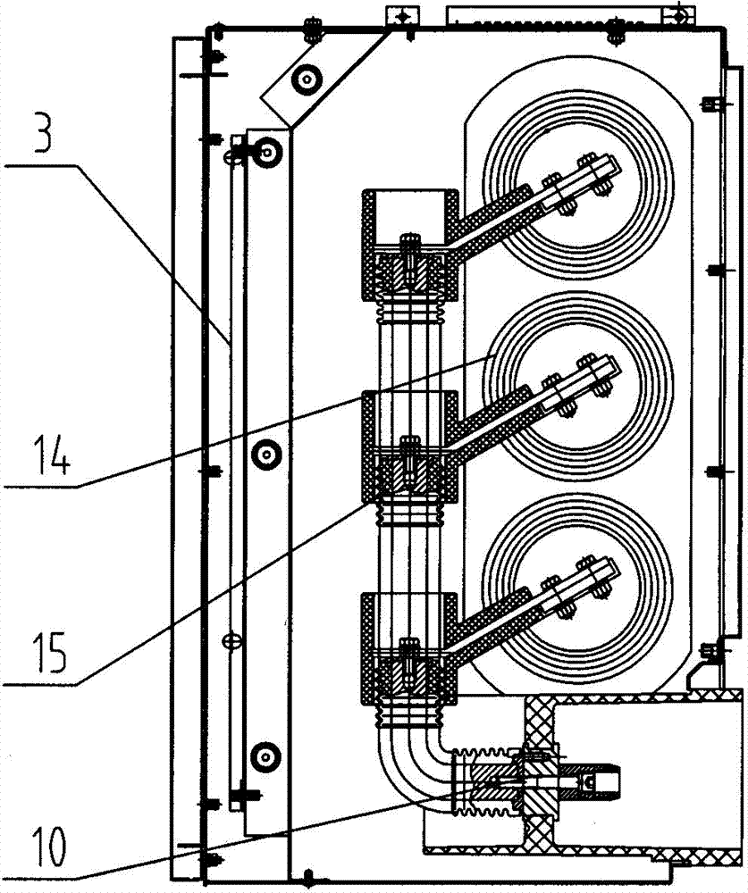Modular movable-type solid insulated switchgear
