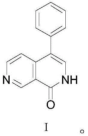 Preparation method for 4-phenyl-2,7-naphthyridine-1(2H)-ketone