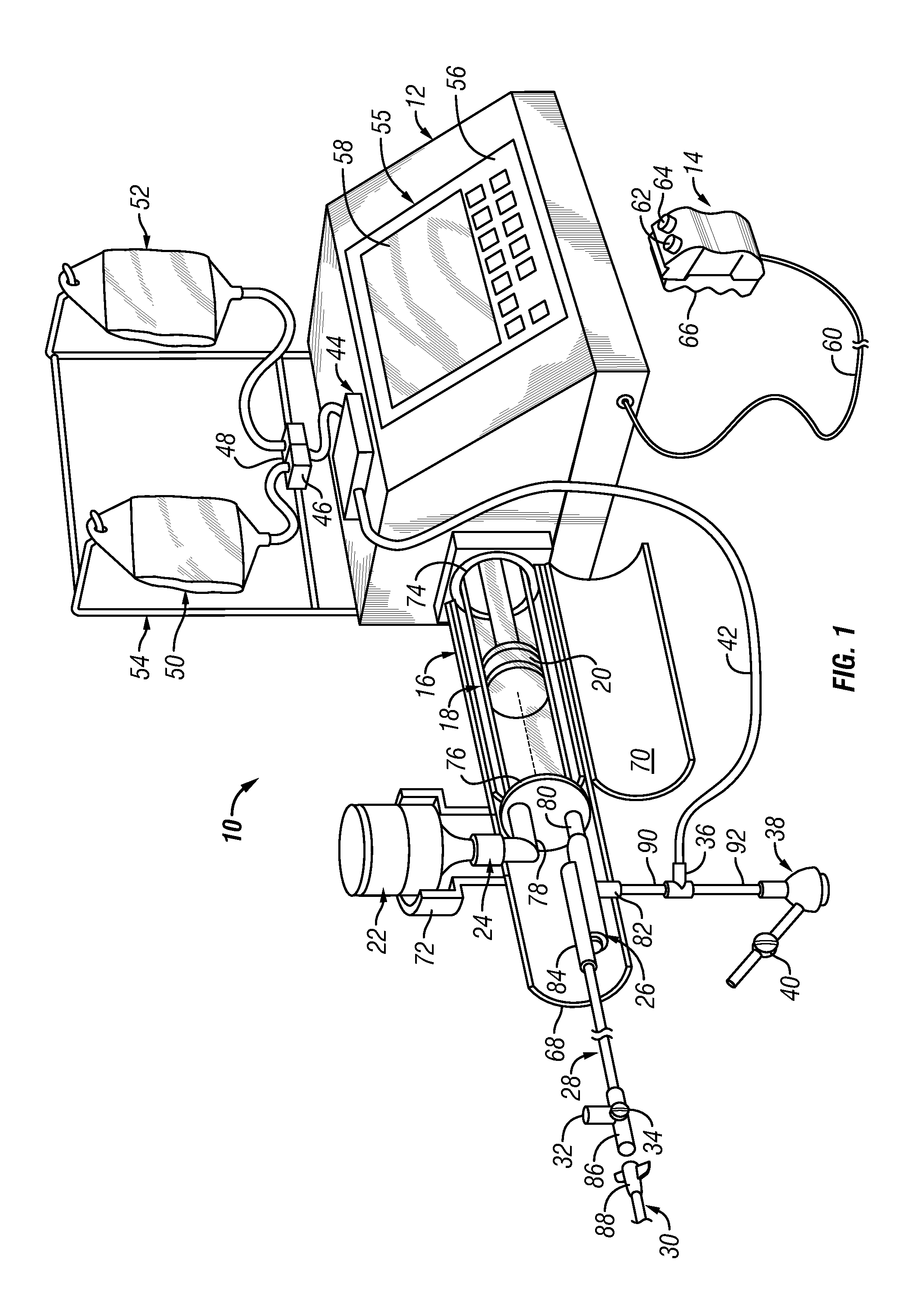 Medical fluid injection system