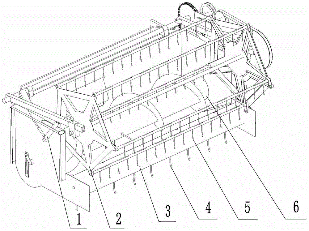 Shifting wheel-elastic finger combined picking and harvesting device of peanut harvester