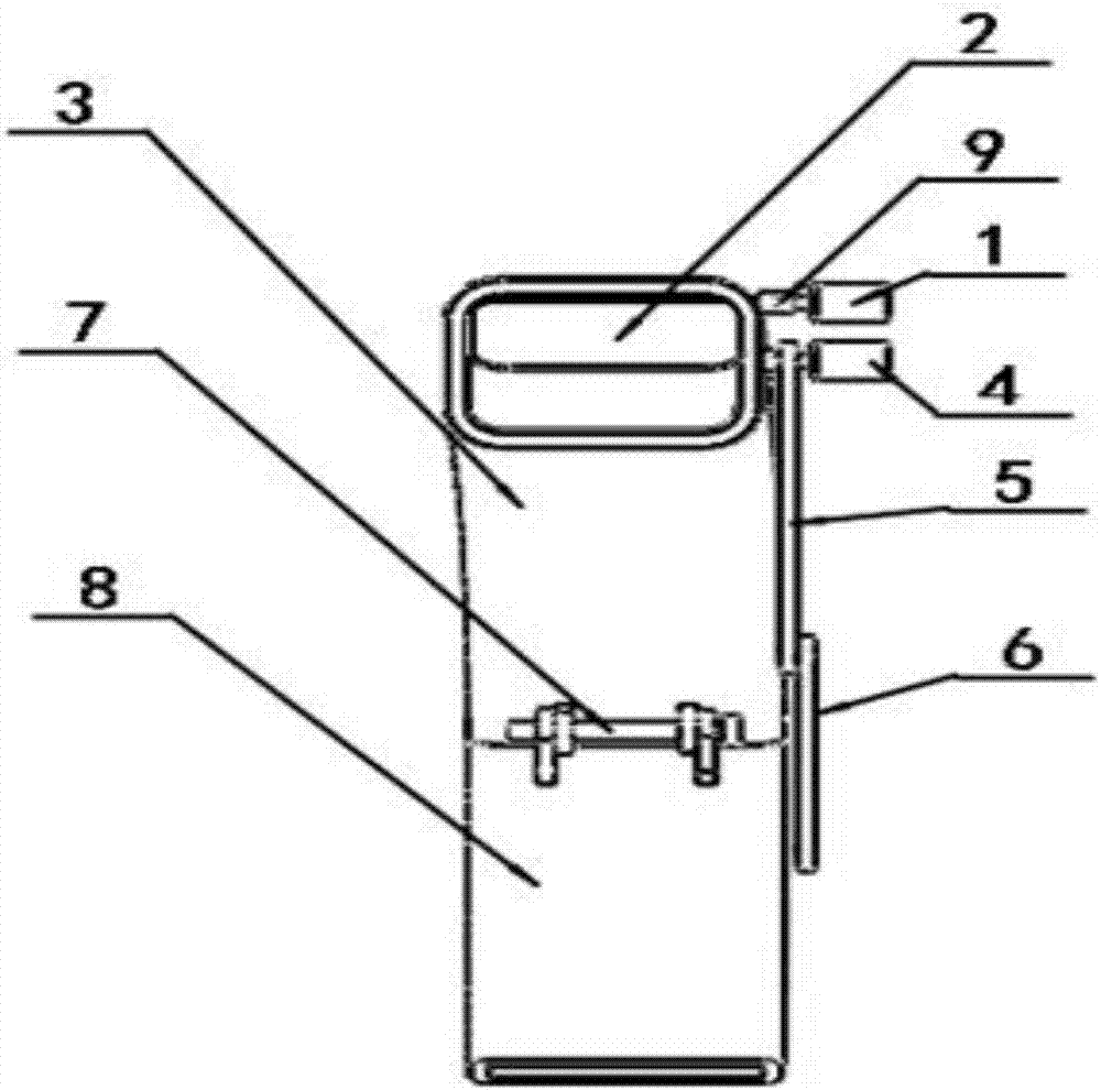 Gas flow guiding device