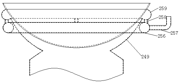 Stove flue gas collection device and biomass burning furnace