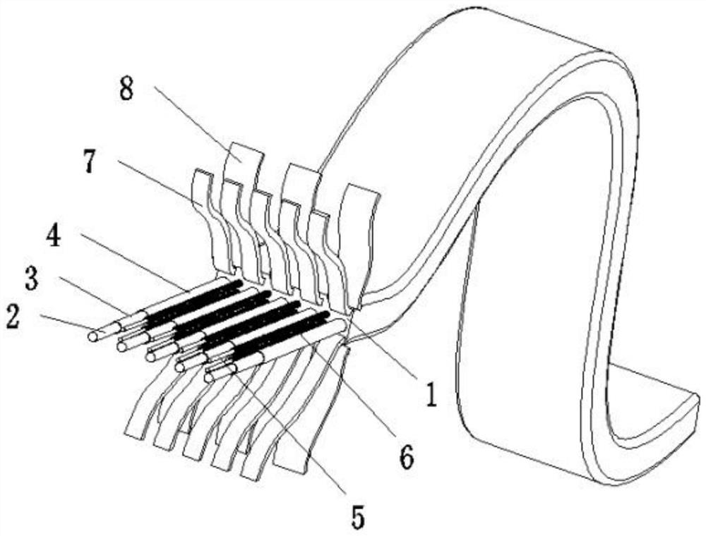 A double flame-retardant power cable for fire protection