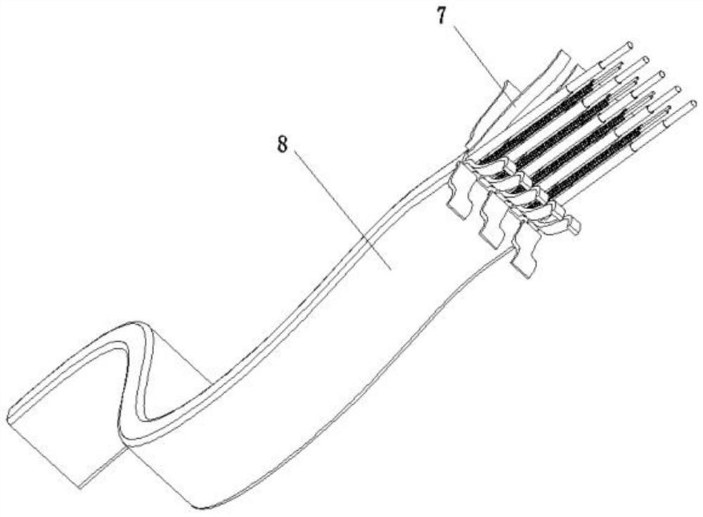 A double flame-retardant power cable for fire protection