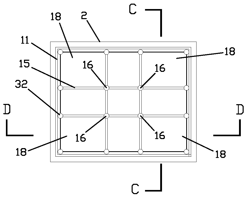 Prefabricated column with space steel truss platform and capable of realizing pitch point cast-in-situ connection