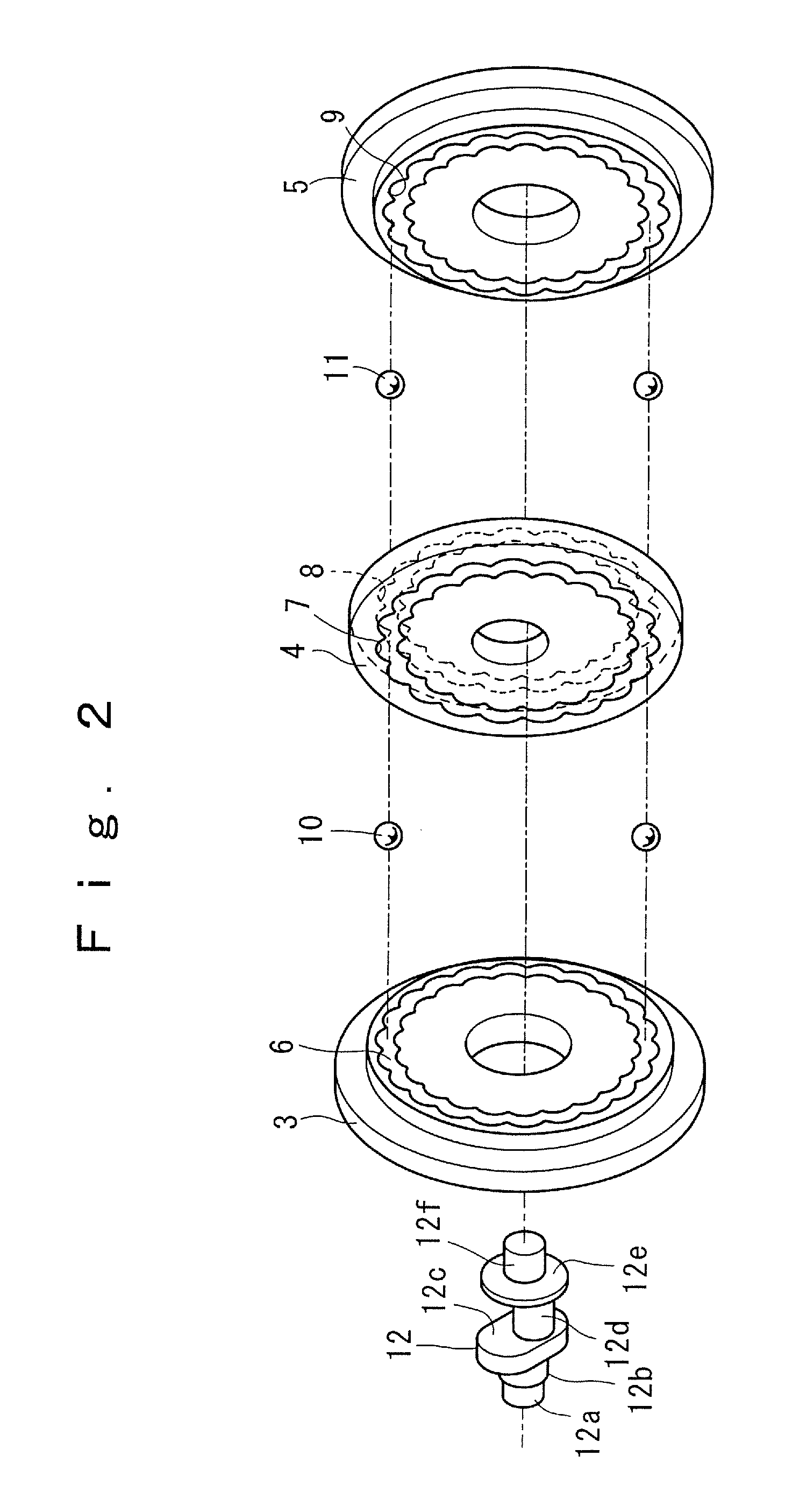 Rolling ball type two-stage low speed changer device