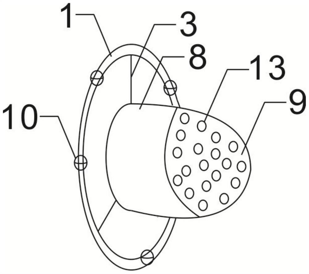 An embedded stoma device