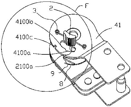 Reciprocating type locking hinge