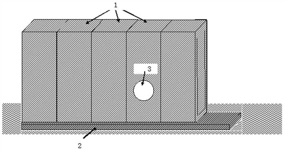 Rice field ditch and building method