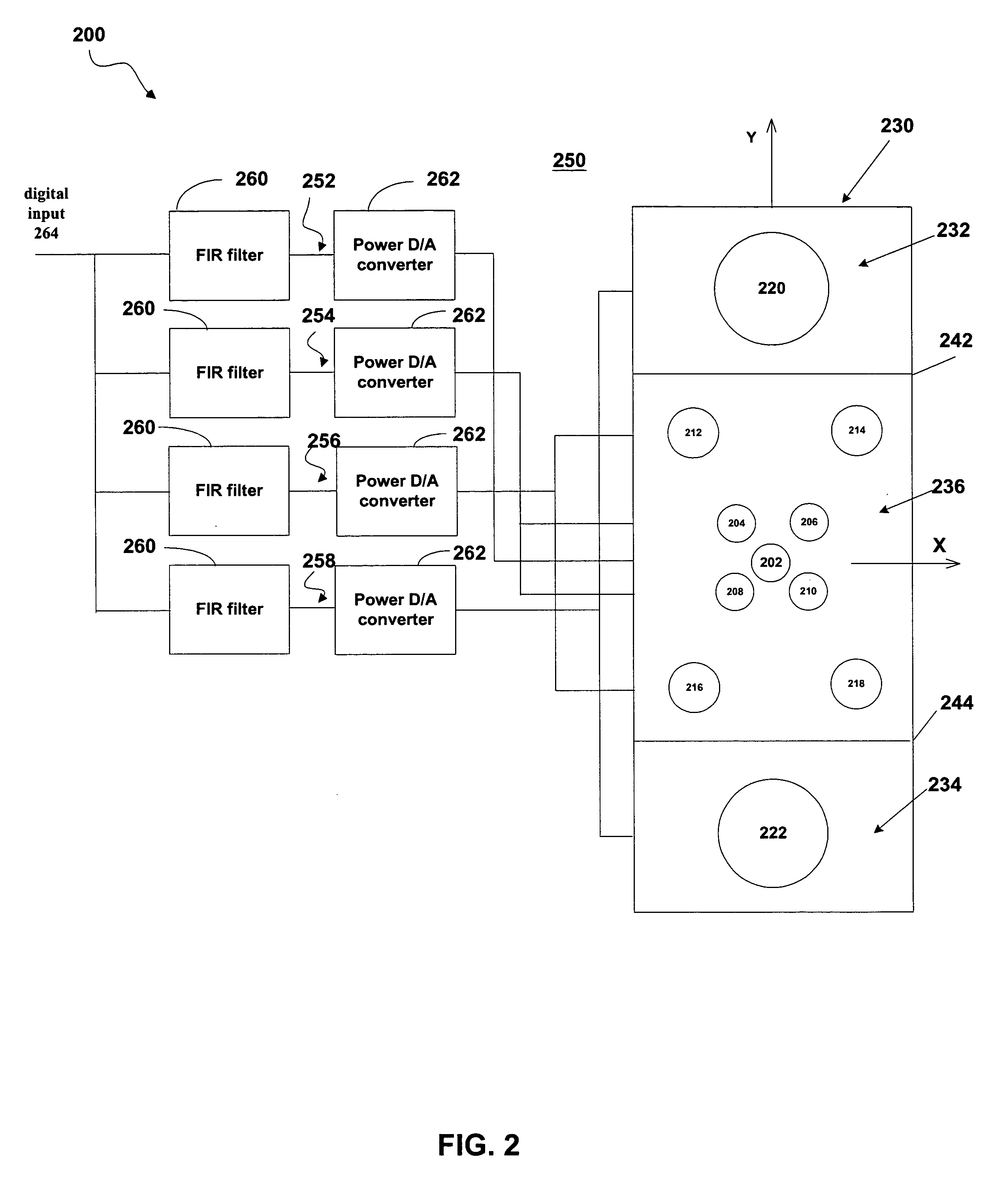 Loudspeaker array system