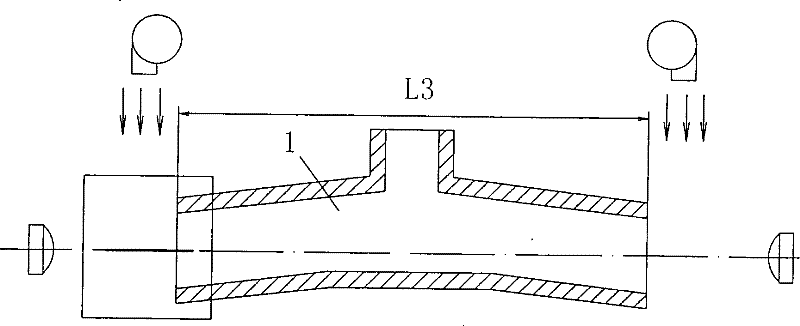 Transmission-type smoke meter and method for measuring valid smoke column length thereof