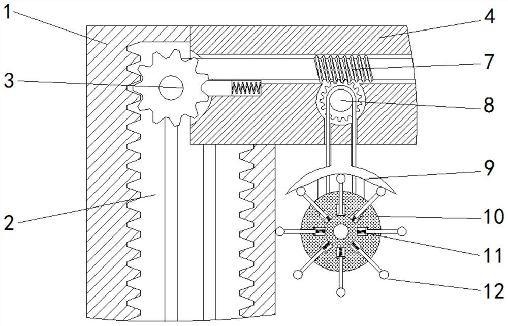 Building lime stirring device convenient for feeding and uniform stirring