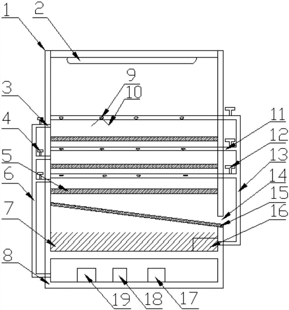 Bean sprout growing machine capable of making bean sprouts quickly grow