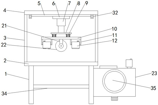 Anti-wrinkle treatment device for worsted cashmere fabric