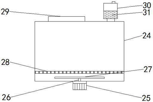 Anti-wrinkle treatment device for worsted cashmere fabric