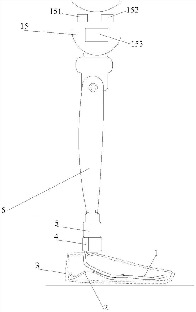 Foot prosthesis device with adjustable rigidity