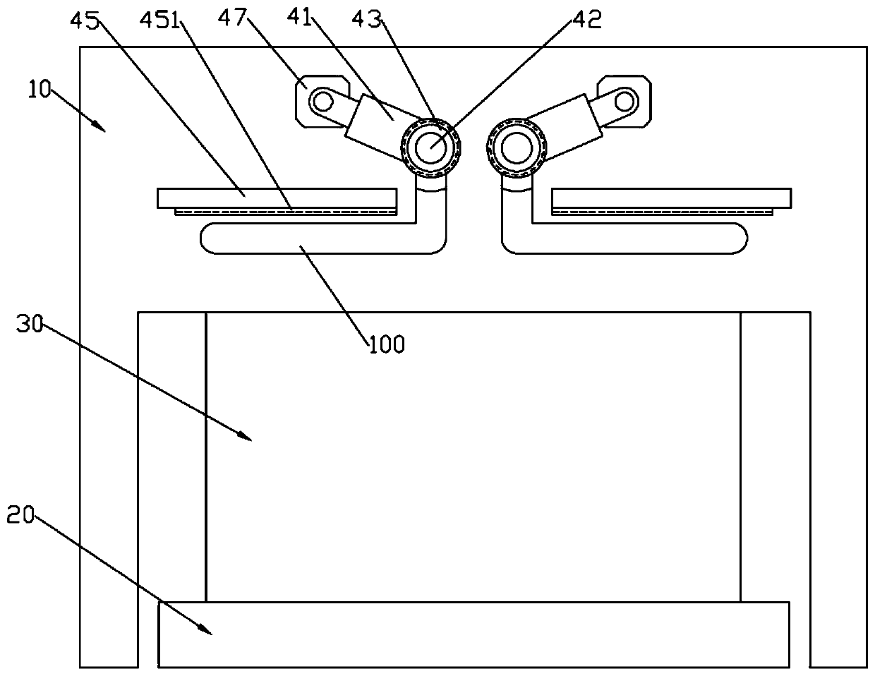 A rotary press device for a printing machine