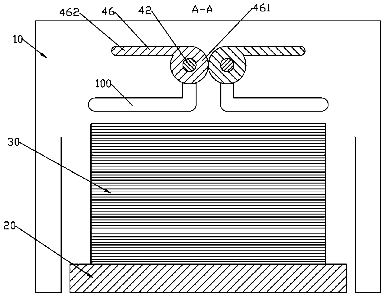 A rotary press device for a printing machine