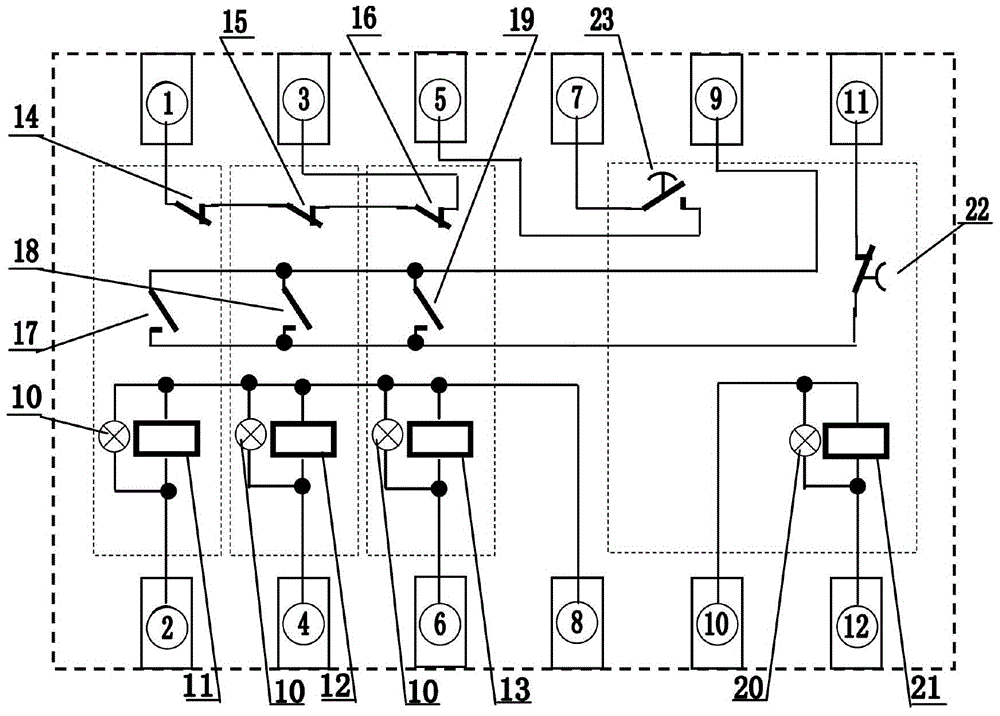 Back pressure automatic lock controller