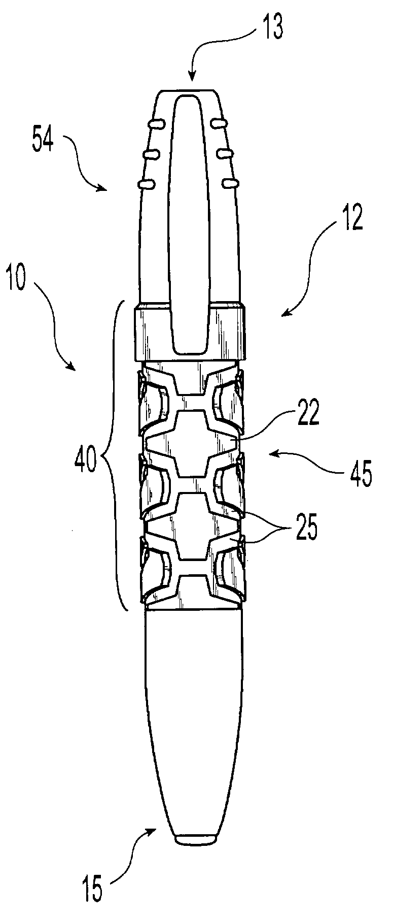 Writing instrument with gripping device