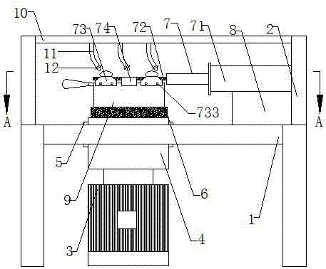 Single whetstone sharpening device for kitchen knife processing