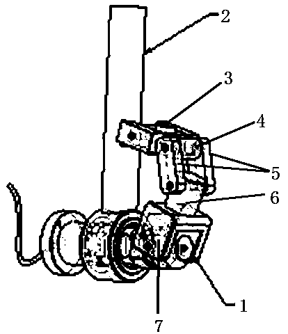 Tractor suspension force measuring device