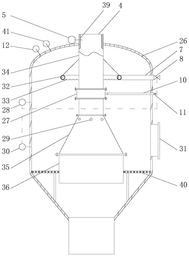 A kind of coal ash slag cooling slag discharge method