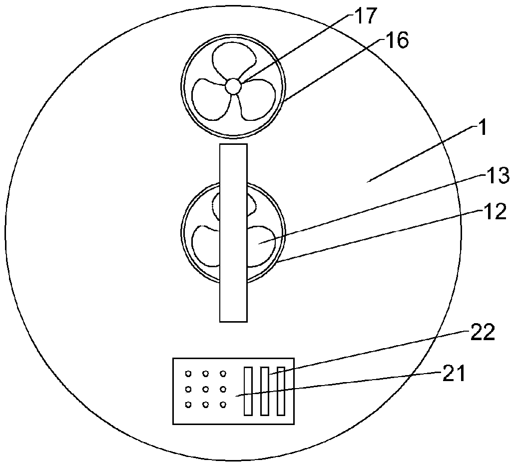 Ash cleaning device for air outlet of central air-conditioner