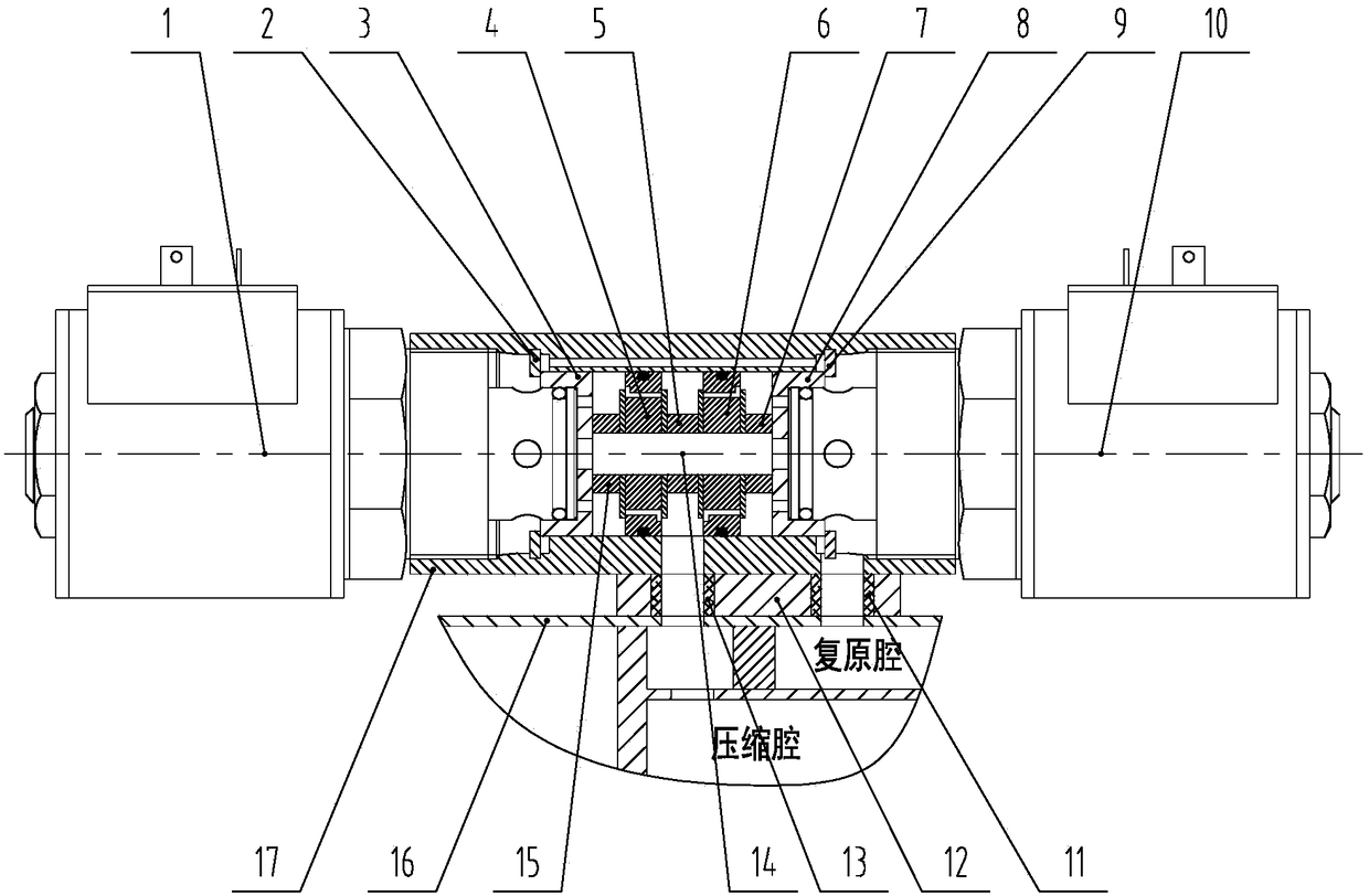 Electric proportional damping regulating valve for shock absorber