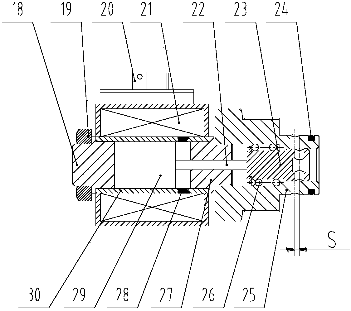 Electric proportional damping regulating valve for shock absorber