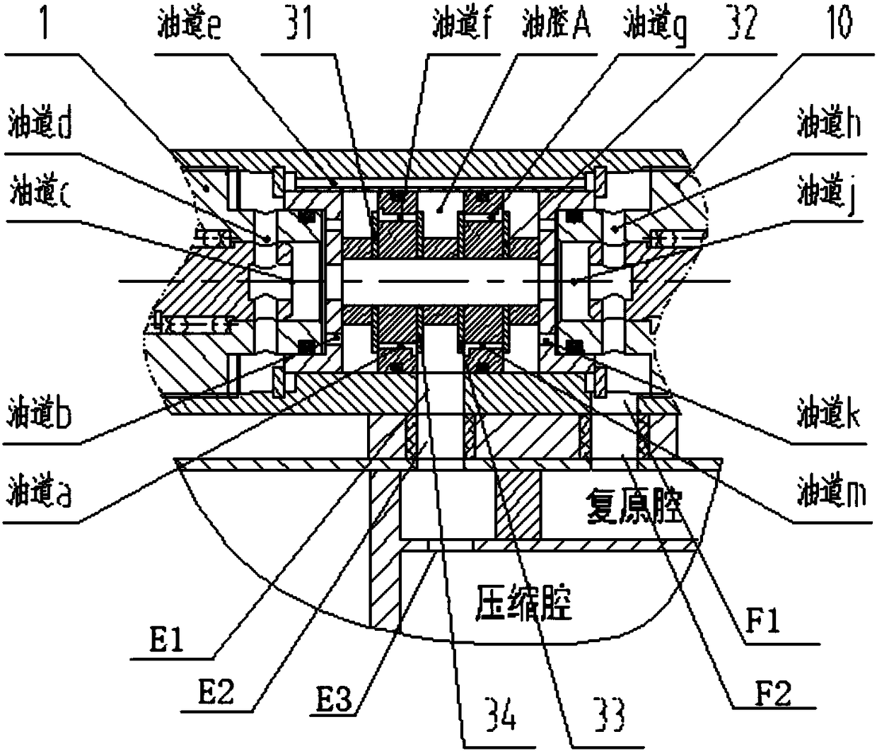 Electric proportional damping regulating valve for shock absorber